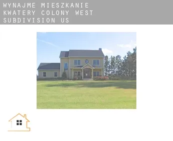 Wynajmę mieszkanie kwatery  Colony West Subdivision - Numbers 13, 14 and 15