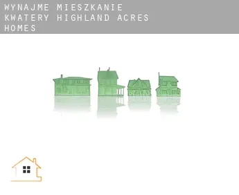 Wynajmę mieszkanie kwatery  Highland Acres Homes