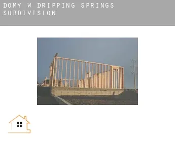Domy w  Dripping Springs Subdivision