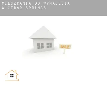 Mieszkania do wynajęcia w  Cedar Springs
