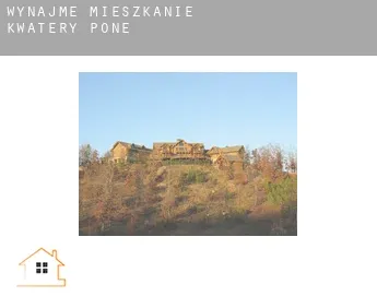Wynajmę mieszkanie kwatery  Pone