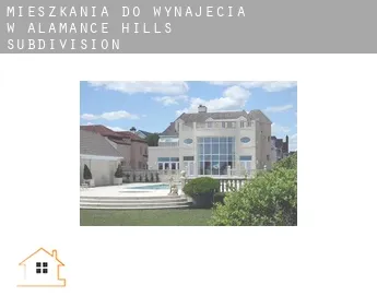 Mieszkania do wynajęcia w  Alamance Hills Subdivision