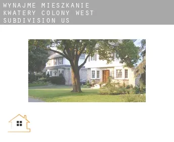 Wynajmę mieszkanie kwatery  Colony West Subdivision - Numbers 13, 14 and 15