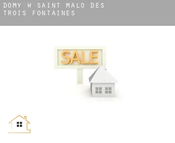 Domy w  Saint-Malo-des-Trois-Fontaines