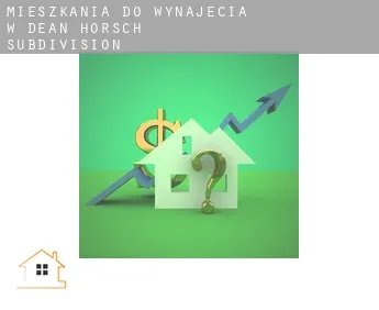 Mieszkania do wynajęcia w  Dean-Horsch Subdivision