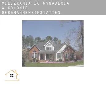 Mieszkania do wynajęcia w  Kolonie Bergmannsheimstätten